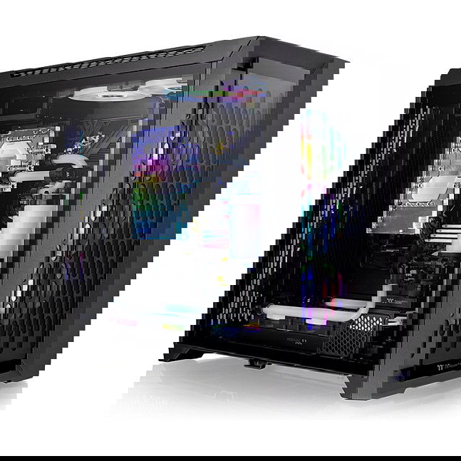 Thermaltake Caja PC Full Tower CTE C750 TG ARGB Negro Vidrio Templado ATX EATX Micro-ATX Mini-ITX para Juego Thermaltake Caja PC Full Tower CTE C750 TG ARGB Negro Vidrio Templado ATX EATX Micro-ATX Mini-ITX para Juego