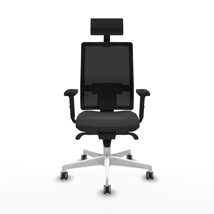PIQUERAS Y CRESPO Silla de oficina Horna con mecanismo Sincro, Gris oscuro y Negro PIQUERAS Y CRESPO Silla de oficina Horna con mecanismo Sincro, Gris oscuro y Negro