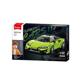 SLUBAN Coche Famoso Model Bricks 1/32, 232 piezas