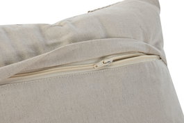 DKD Home Decor Cojin India 1c24 Boho 45 x 45 cm Algodon Yute Hecho a Mano (2 Unidades)