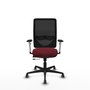 PIQUERAS Y CRESPO Silla de oficina Zulema Granate y Negro