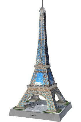 Ravensburger Puzzle 3D Torre Eiffel con Luz LED