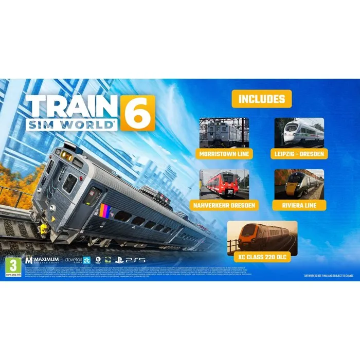 Just For Games Train Sim World 6 - Juego de Simulación de Trenes para PlayStation 5 PS5 AACIX07281