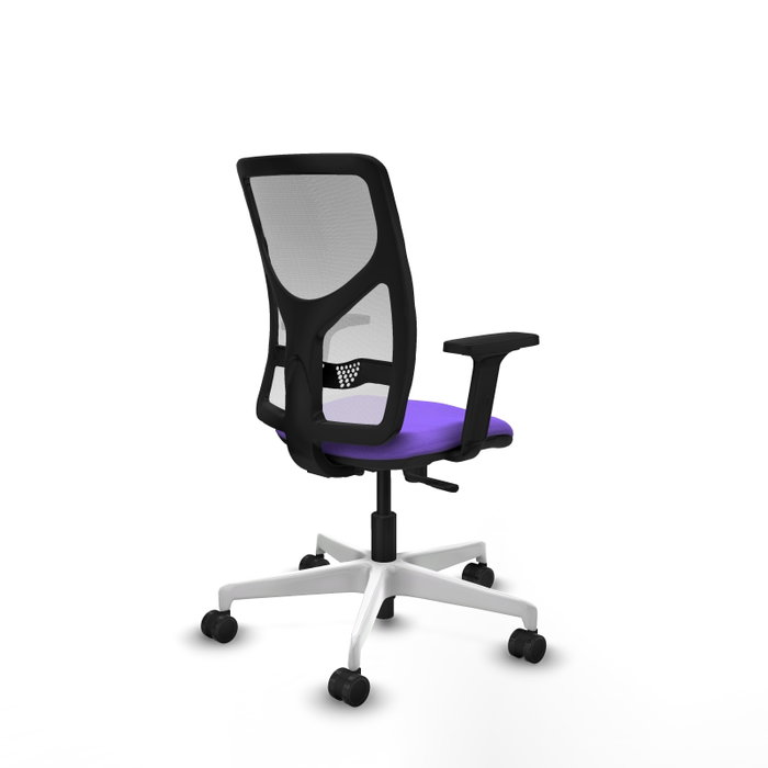 PIQUERAS Y CRESPO Silla de oficina Motilla con mecanismo Sincro, Lila y Blanco PIQUERAS Y CRESPO Silla de oficina Motilla con mecanismo Sincro, Lila y Blanco