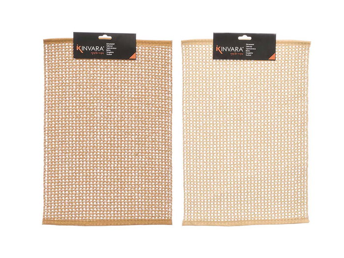 KINVARA Salvamanteles Rectangular de Papel Trenzado Beige + Marron 30x45cm (24 unidades)</html> KINVARA Salvamanteles Rectangular de Papel Trenzado Beige + Marron 30x45cm (24 unidades)</html>