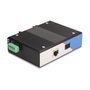 DeLOCK Convertidor de medios Gigabit industrial RJ45 a SFP para carril DIN