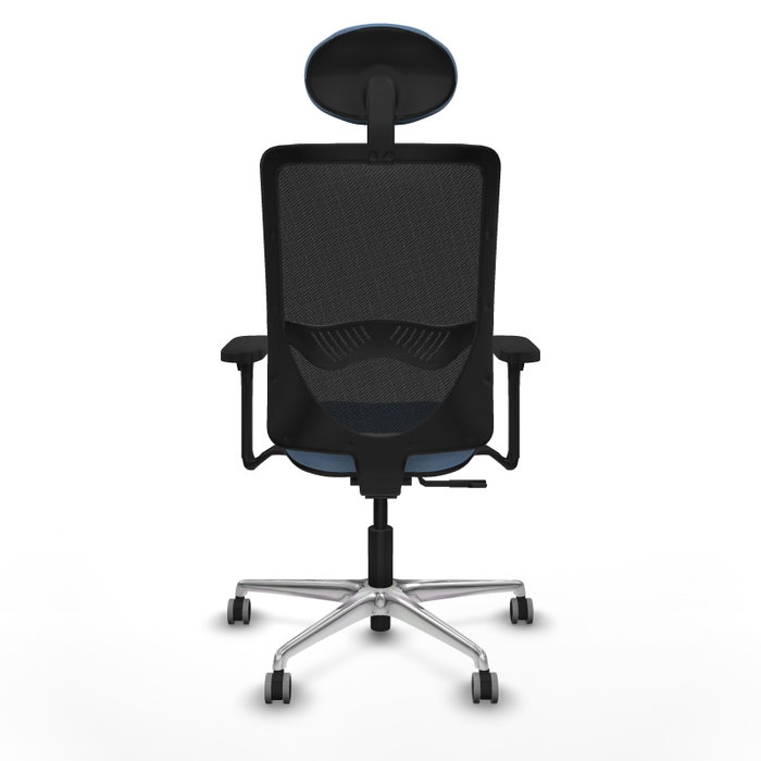 PIQUERAS Y CRESPO Silla de oficina Zulema con mecanismo Sincro, Azul cielo y Negro PIQUERAS Y CRESPO Silla de oficina Zulema con mecanismo Sincro, Azul cielo y Negro