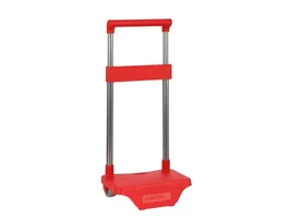 Carro portamochilas pequeño rojo 220x170x400 mm