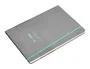 Antartik Cuaderno A4 Tapa Dura Hojas Rayadas Gris y Turquesa 100 Hojas 80gr FSC
