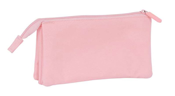 Safta Portatodo Triple Kappa Basics Rosa 22x12x3 cm