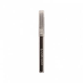 Erich Krause Minas de Recambio Draft para Portaminas 29303, 5 uds, Dureza 2B, Diámetro 2.0 mm