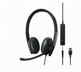 EPOS Adapt 165 USB II Auriculares On-Ear con Cable USB Tipo C, Color Negro