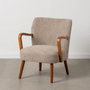 Ixia Sillón Decorativo Taupe Tejido-Madera