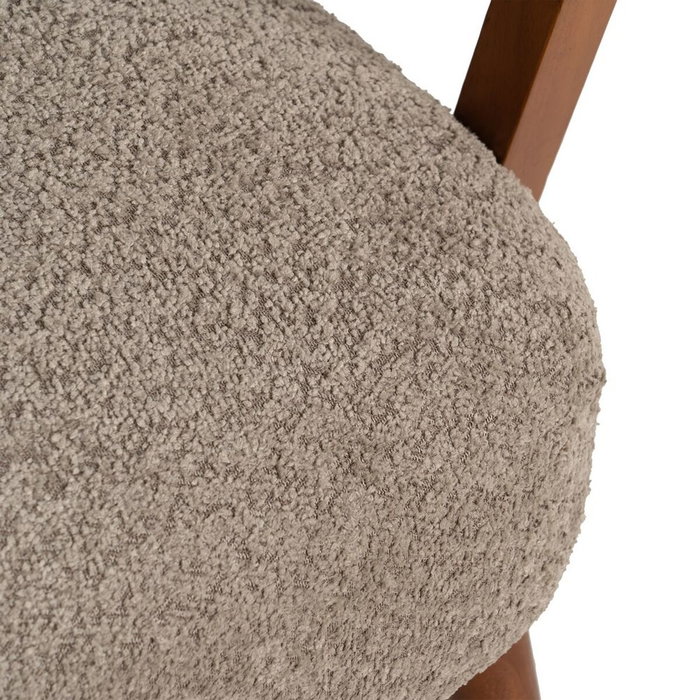 Ixia Sillón Decorativo Taupe Tejido-Madera