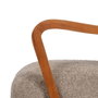 Ixia Sillón Decorativo Taupe Tejido-Madera