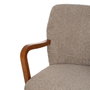 Ixia Sillón Decorativo Taupe Tejido-Madera