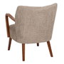 Ixia Sillón Decorativo Taupe Tejido-Madera