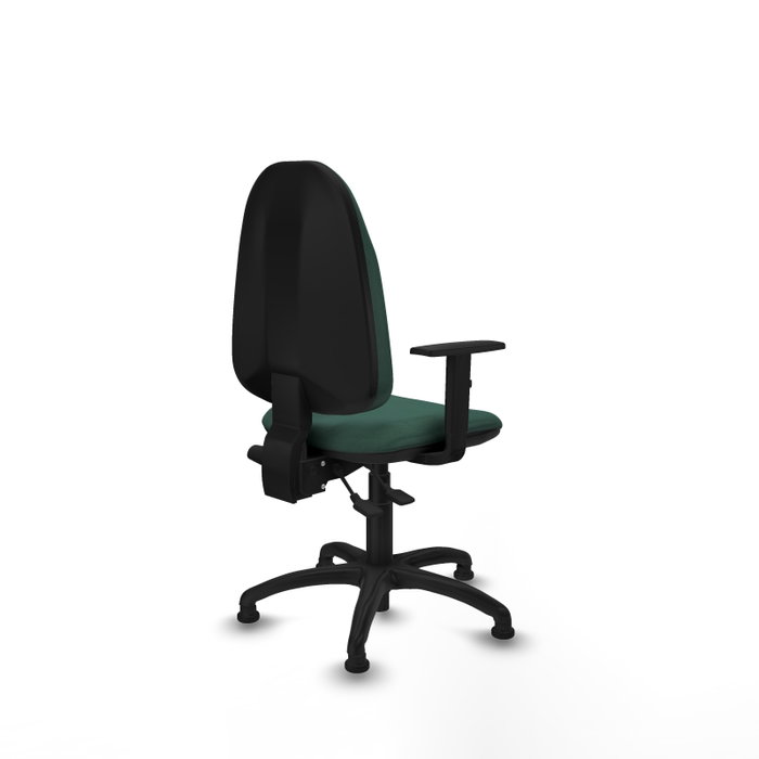 PIQUERAS Y CRESPO Silla de oficina Algarra Verde botella con mecanismo Asincro PIQUERAS Y CRESPO Silla de oficina Algarra Verde botella con mecanismo Asincro