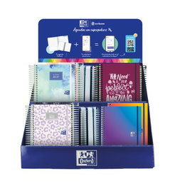 Agenda Escolar (2026-27) Oxford Surtido Diseño Expositor De 37 3X 400208048 Live&Go T.Pp 8º D/P 3X 400208049 Live&Go T.Pp 8º S/V 3X 400208110 Live&Go T.Pp 4º D/P 4X 400208118 Gradient T.Extra 8º D/P 4X 400208121 Gradient T.Extra 4º S/V 4X 400208122 Be Ins