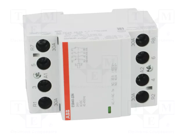 ABB ESB Contactor 4-polar 40A 24VAC/24VDC ABB ESB Contactor 4-polar 40A 24VAC/24VDC