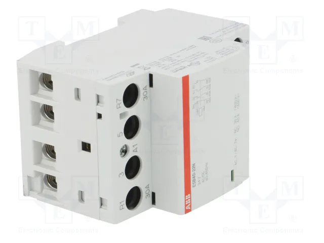 ABB ESB Contactor 4-polar 40A 24VAC/24VDC ABB ESB Contactor 4-polar 40A 24VAC/24VDC