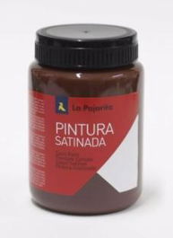 La Pajarita Pintura Témpera Escolar Satinada Marron Castaño Bote 35 mL L-32