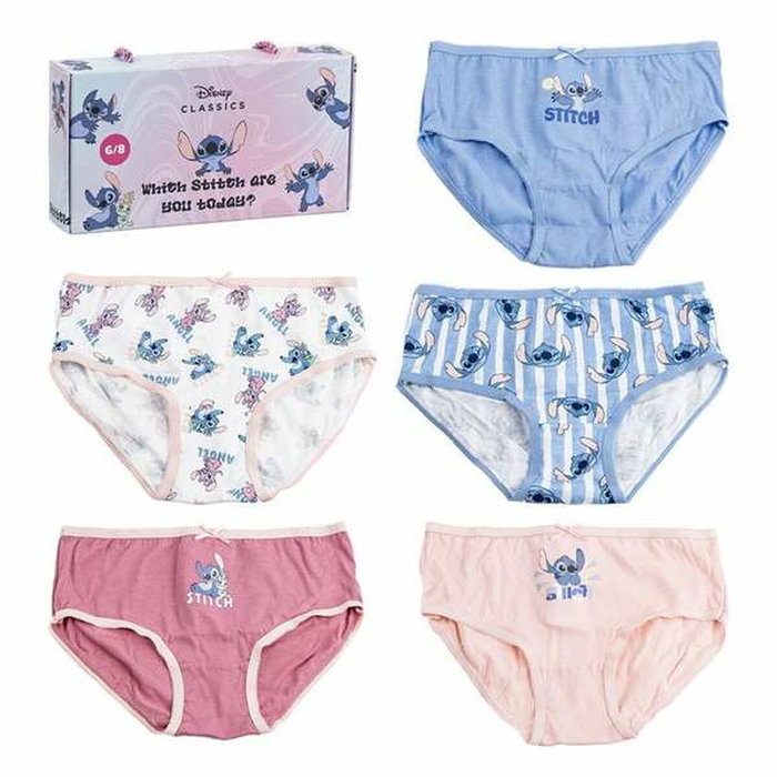 Cerdá Pack de 5 Braguitas Stitch Multicolor T08/10 Cerdá Pack de 5 Braguitas Stitch Multicolor T08/10