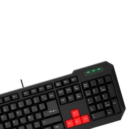 TECLADO MARS GAMING MAK0 - RATIO DE RESPUESTA ULTRA RÁPIDO - ANTI-GHOSTING - TECLAS GAMING ROJAS - USB - CABLE 1.47M