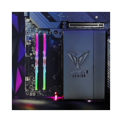 Patriot Viper Venom RGB DDR5 PVVR532G640C32K - Kit 32 GB (2x 16 GB) 6400 MHz, DIMM 288-pin, Intel XMP Ready, Negro
