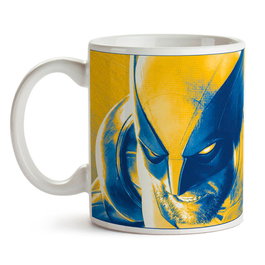 Marvel Taza Wolverine y Deadpool Cerámica 8.5x10x12.5cm