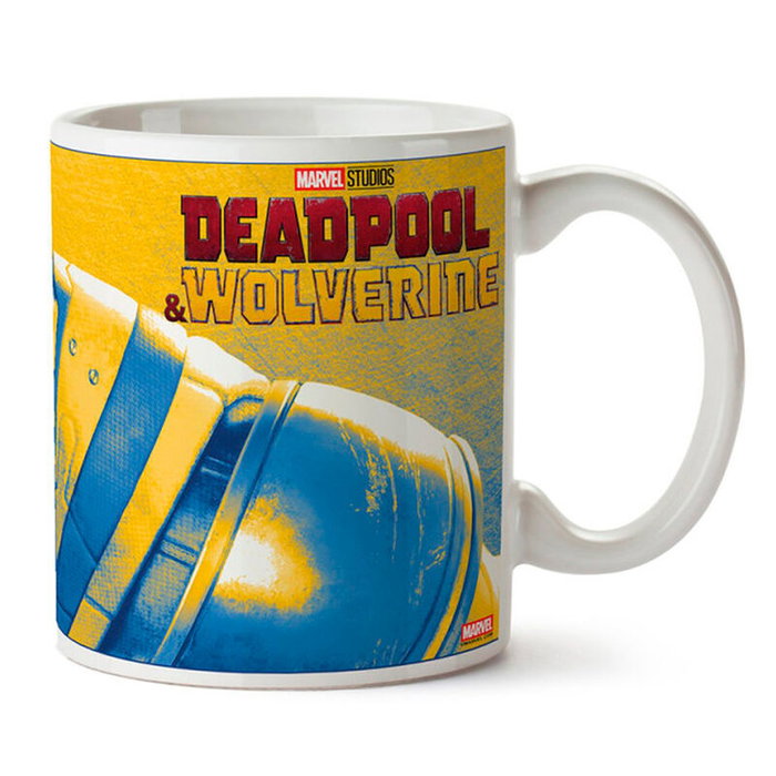 Marvel Taza Wolverine y Deadpool Cerámica 8.5x10x12.5cm
