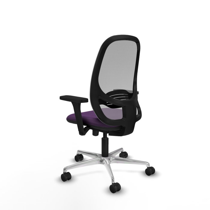 PIQUERAS Y CRESPO Silla de oficina Cilanco con mecanismo Sincro/Traslack, Morado y Gris PIQUERAS Y CRESPO Silla de oficina Cilanco con mecanismo Sincro/Traslack, Morado y Gris