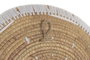 DKD Home Decor Decoración de Pared Seagrass y Algodón 46x46x6 cm Surtido de 2