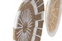 DKD Home Decor Decoración de Pared Seagrass y Algodón 46x46x6 cm Surtido de 2