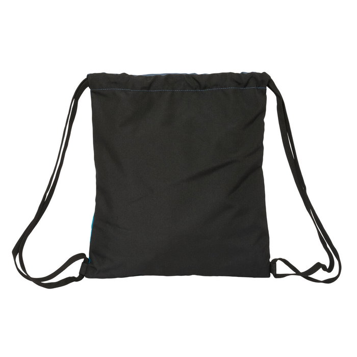 Bolsa Mochila con Cuerdas BlackFit8 California Azul Negro 35 x 40 x 1 cm