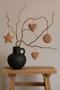 Aberto Design Set de adornos navideños Marrón 3 piezas