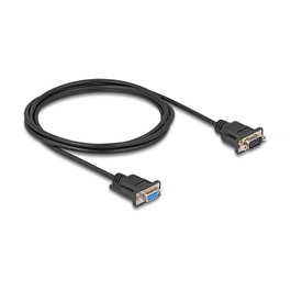 DeLOCK Cable Serie RS-232 D-Sub9 Macho a Hembra 2 m