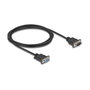 DeLOCK Cable Serie RS-232 D-Sub9 Macho a Hembra 2 m