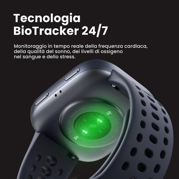 Amazfit Bip 6 Negro con Pantalla AMOLED de 1.97 pulgadas Amazfit Bip 6 Negro con Pantalla AMOLED de 1.97 pulgadas