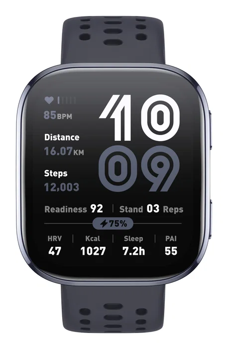 Amazfit Bip 6 Black con pantalla AMOLED de 1.97 pulgadas
