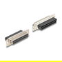 DeLOCK Adaptador D-Sub 25 Pines a RJ12 6P6C, Conector DB25 a RJ12 Hembra, Montaje Frontal, Color Blanco