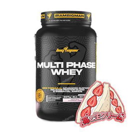 BIGMAN MULTI PHASE WHEY 908 g Fresa y Nata