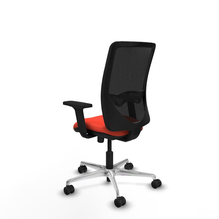 PIQUERAS Y CRESPO Silla de oficina Zulema con mecanismo Sincro, naranja oscuro y negro PIQUERAS Y CRESPO Silla de oficina Zulema con mecanismo Sincro, naranja oscuro y negro