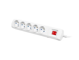 Armac ARC 5 Regleta de 5 tomas con cable de 1,5m, gris