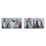 DKD Home Decor Cuadro de Lienzo MDF Jarrones 120x60 cm