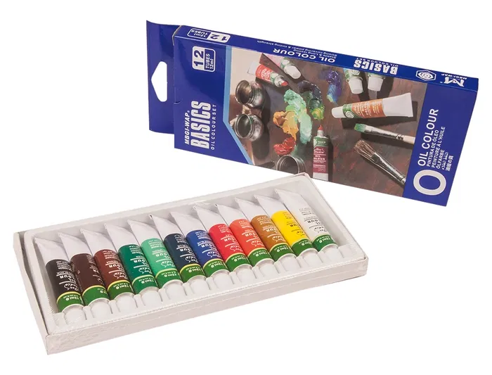 Artist Pintura Oleo Caja Carton 12 Colores Surtidos Tubo 12 ml