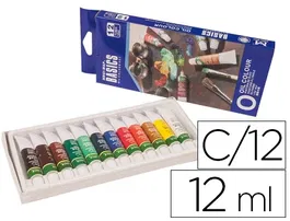 Artist Pintura Oleo Caja Carton 12 Colores Surtidos Tubo 12 ml