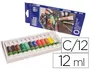 Artist Pintura Oleo Caja Carton 12 Colores Surtidos Tubo 12 ml