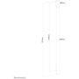 Neomounts Newstar barra de extensión 100 cm pole for FPMA-C340BLACK