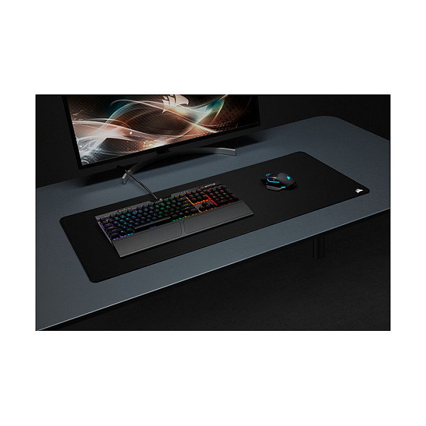 Corsair MM350 Pro Premium Extended Alfombrilla de Ratón para Juegos, 930 x 400 x 4 mm, Negro